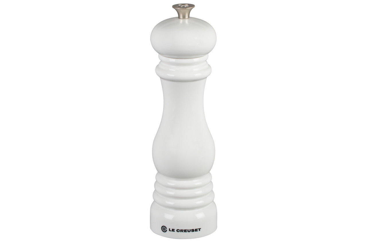 Le Creuset 8 inch Pepper Mill - White