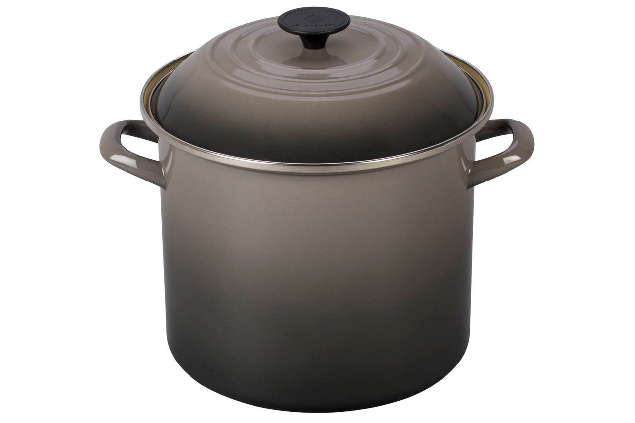 Le Creuset Enamel on Steel Stockpots with Phenolic Knobs - Oyster