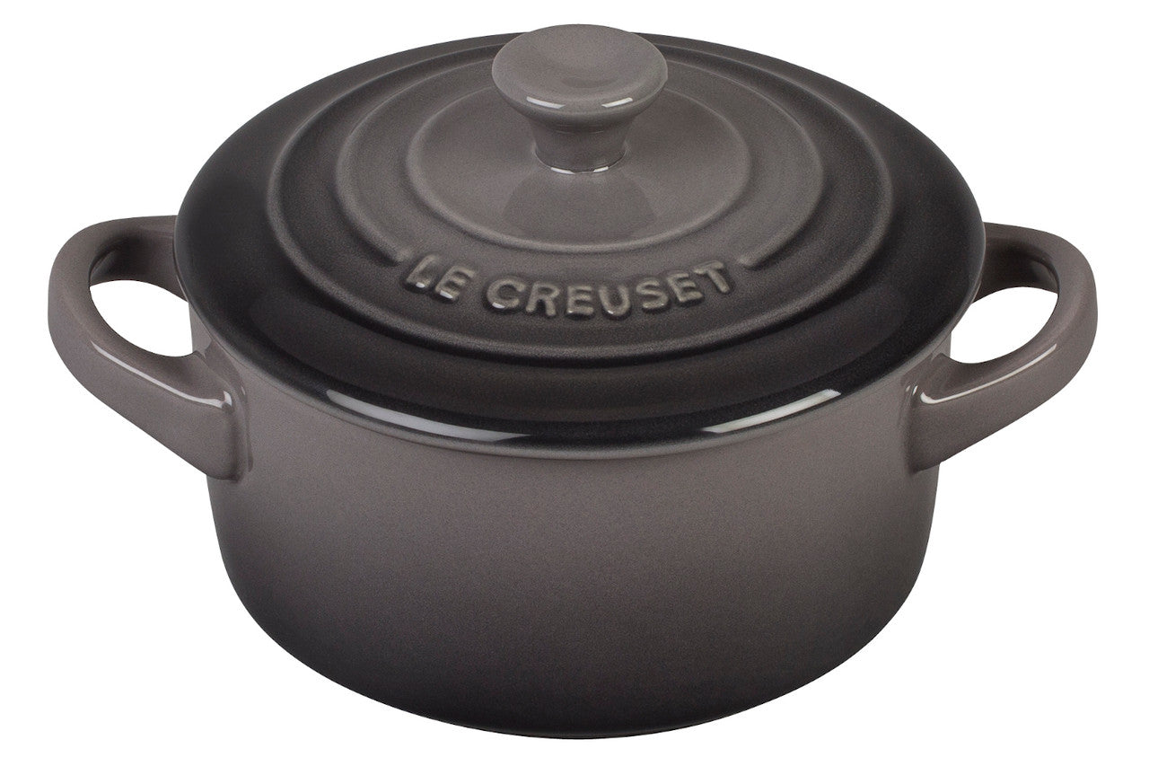 Le Creuset Stoneware Mini Round Cocotte - Oyster