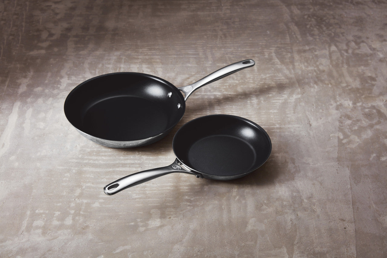 Le Creuset Premium Stainless Steel Nonstick 2-Piece Fry Pan Set