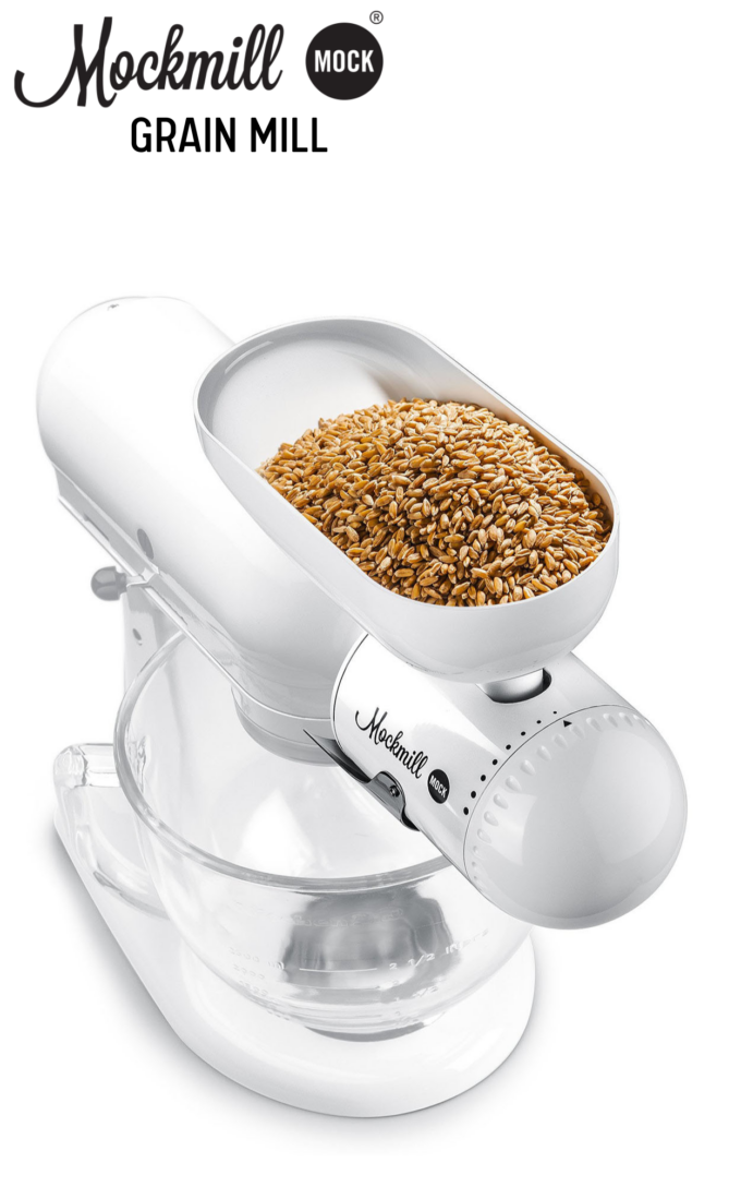 Mockmill Stone Grain Mill Attachment for Stand Mixers