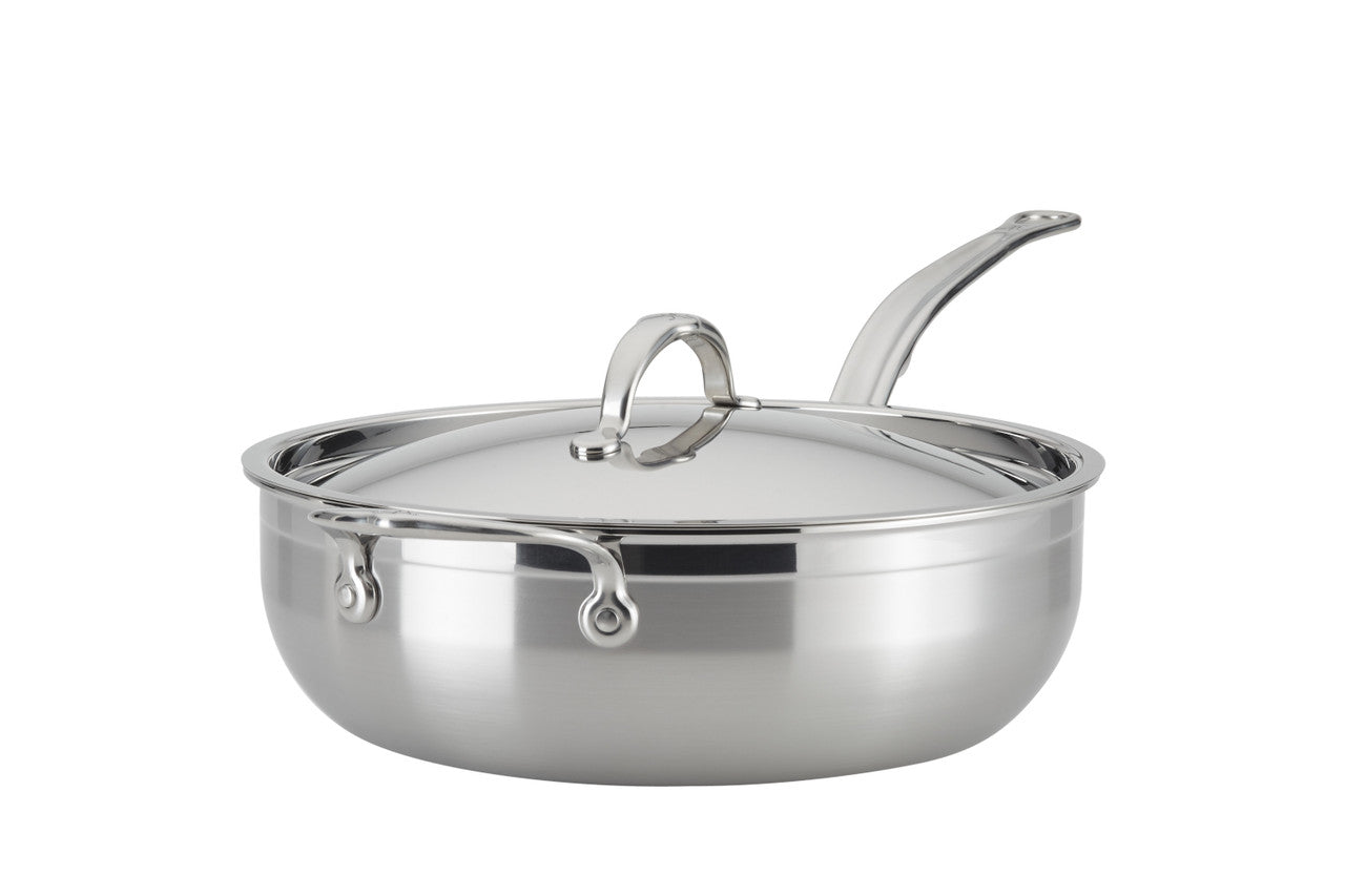 Hestan ProBond Forged Stainless Steel Essential Pans with Lid & Helper Handle