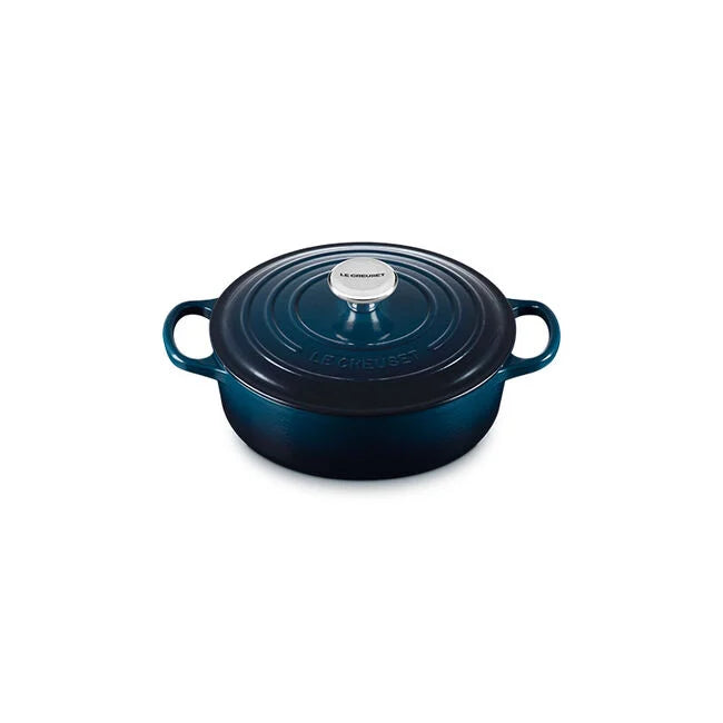 Le Creuset Signature Cast Iron 3.5 qt. Round Wide Oven - Nuit