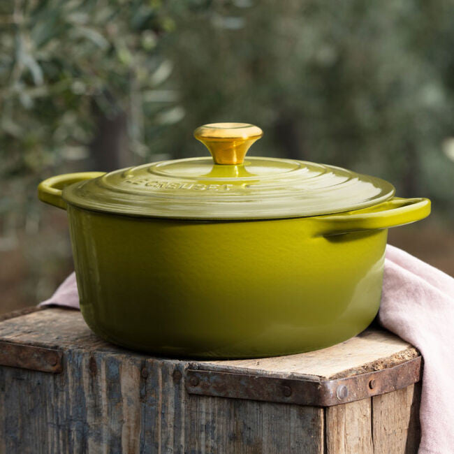 Le Creuset Signature Cast Iron 7.25 qt. Round Oven - Olive