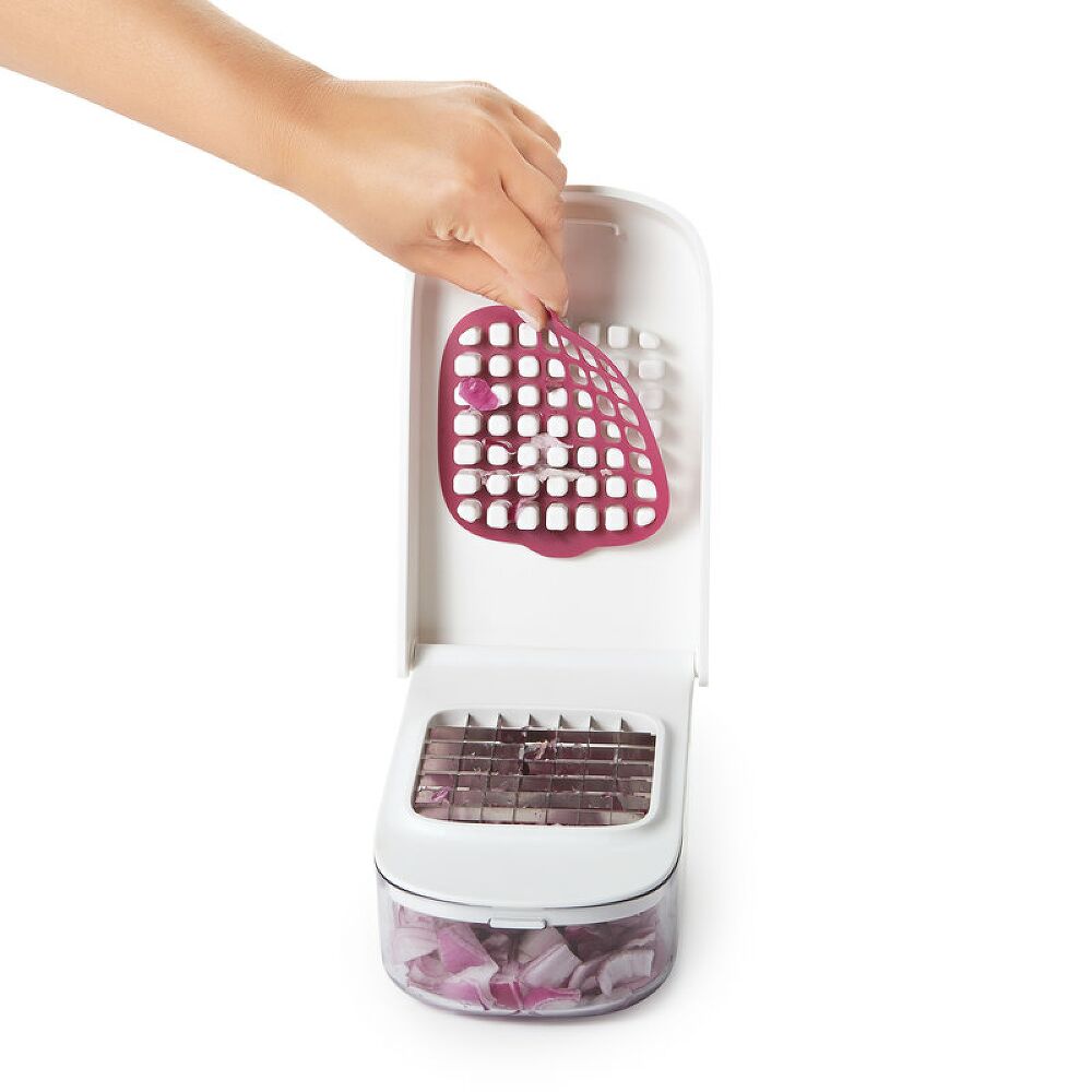 OXO Vegetable Chopper with Easy-Pour Opening