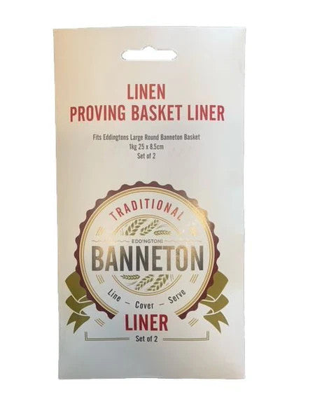 Banneton Linen Basket Liner 10” Round - Set of 2