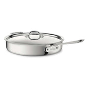 All-Clad D3 Stainless 6 qt. Saute Pan with Lid