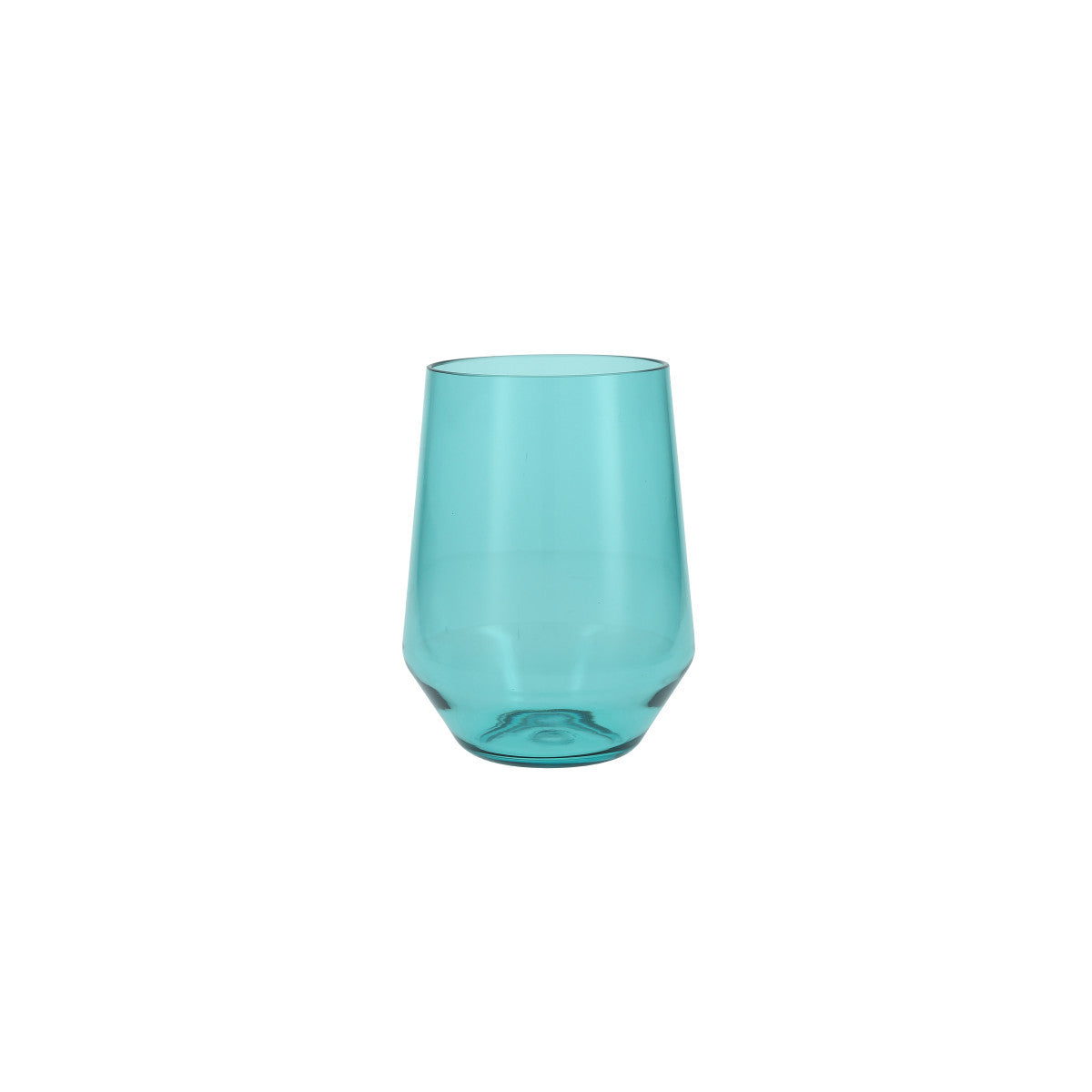 Fortessa Sole Acrylic Stemless Wine Glass, 19 oz. - Aqua Sky