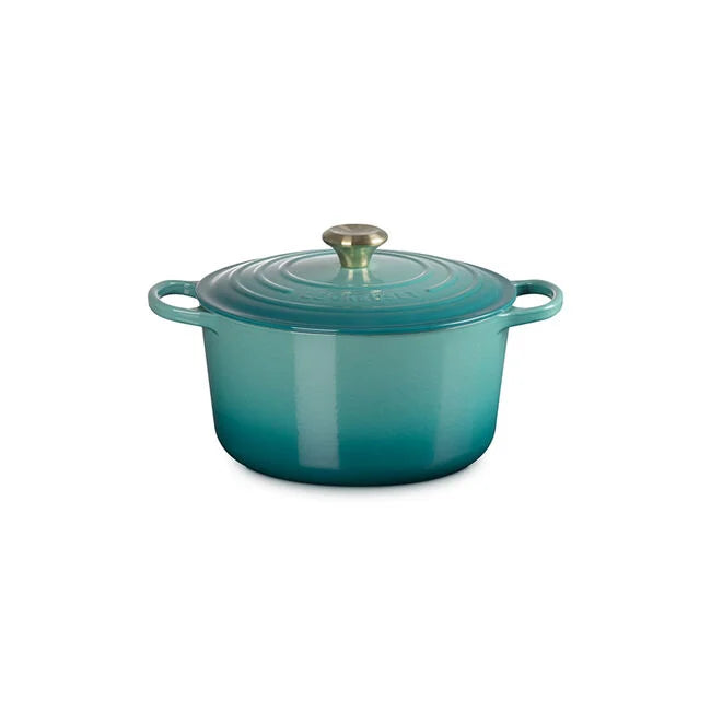 Le Creuset Signature 6.5QT Round Deep Oven - Riviera