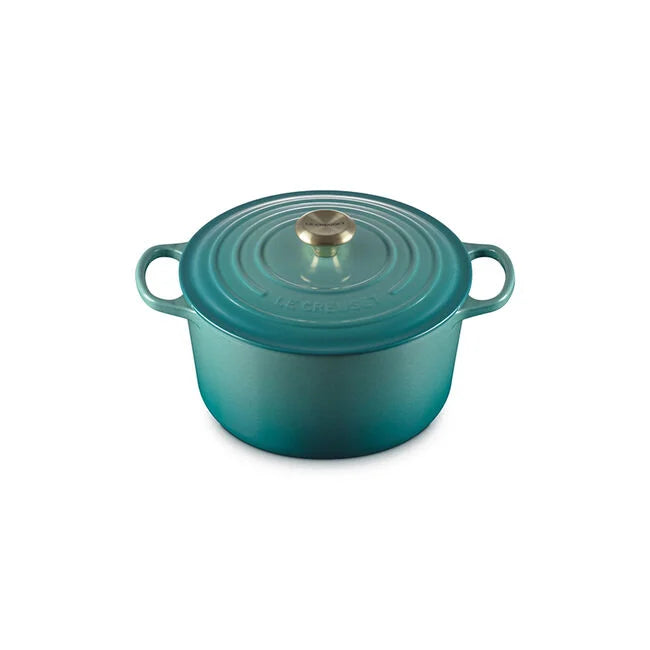Le Creuset Signature 6.5QT Round Deep Oven - Riviera