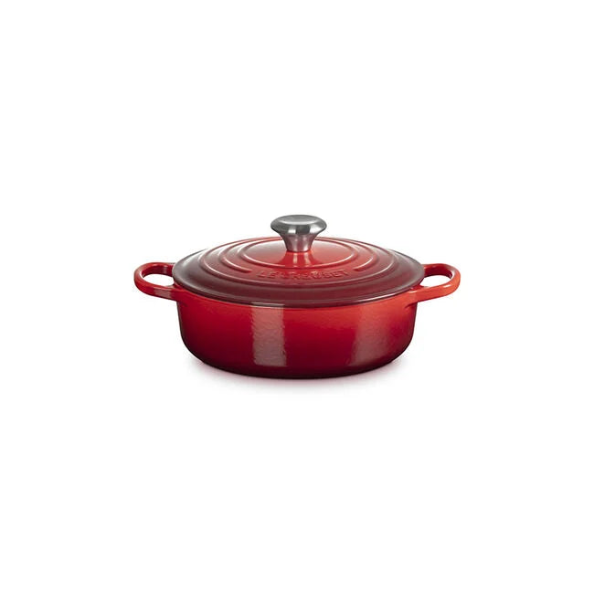 Le Creuset Signature Cast Iron 3.5 qt. Round Wide Oven -  Cerise