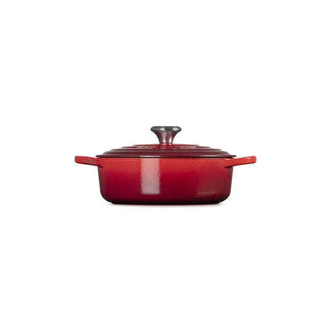 Le Creuset Signature Cast Iron 3.5 qt. Round Wide Oven -  Cerise