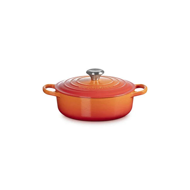 Le Creuset Signature Cast Iron 3.5 qt. Round Wide Oven -  Flame