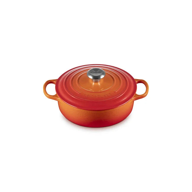 Le Creuset Signature Cast Iron 3.5 qt. Round Wide Oven -  Flame