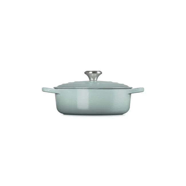 Le Creuset Signature Cast Iron 3.5 qt. Round Wide Oven -  Sea Salt