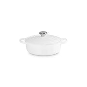 Le Creuset Signature Cast Iron 3.5 qt. Round Wide Oven -  White