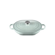 Le Creuset Enameled Cast Iron 3.75 qt. Covered Oval Casserole - Sea Salt