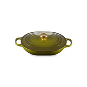 Le Creuset Enameled Cast Iron 3.75 qt. Covered Oval Casserole - Olive