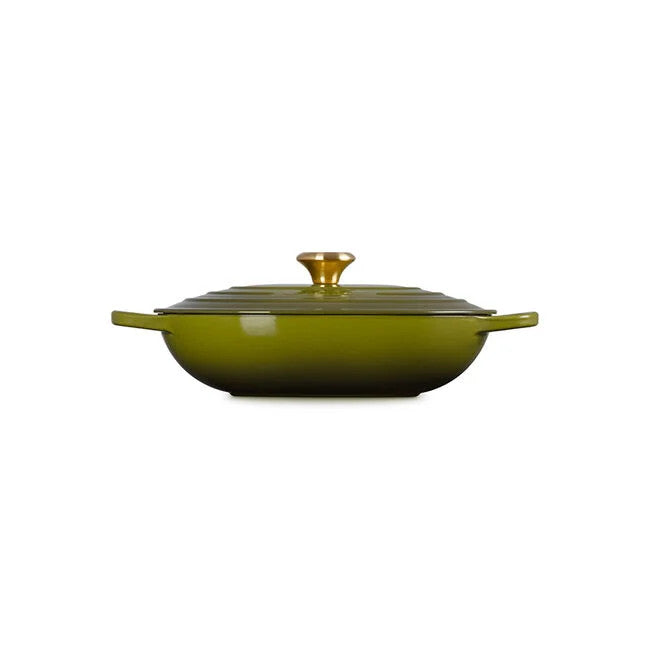 Le Creuset Enameled Cast Iron 3.75 qt. Covered Oval Casserole - Olive