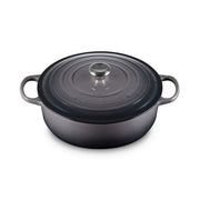 Le Creuset Signature Cast Iron 6.75 qt. Round Wide Oven - Oyster