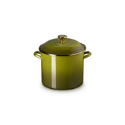 Le Creuset Enamel on Steel Stockpots with Gold Knobs - Olive