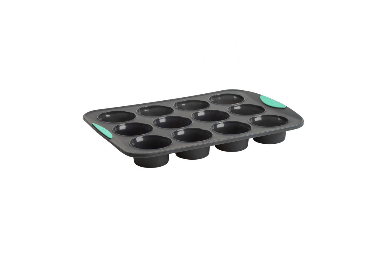 Trudeau Structured Silicone 12-Count Muffin Pan