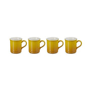 Le Creuset Stoneware Classic Set of (4) Coffee Mugs - Nectar