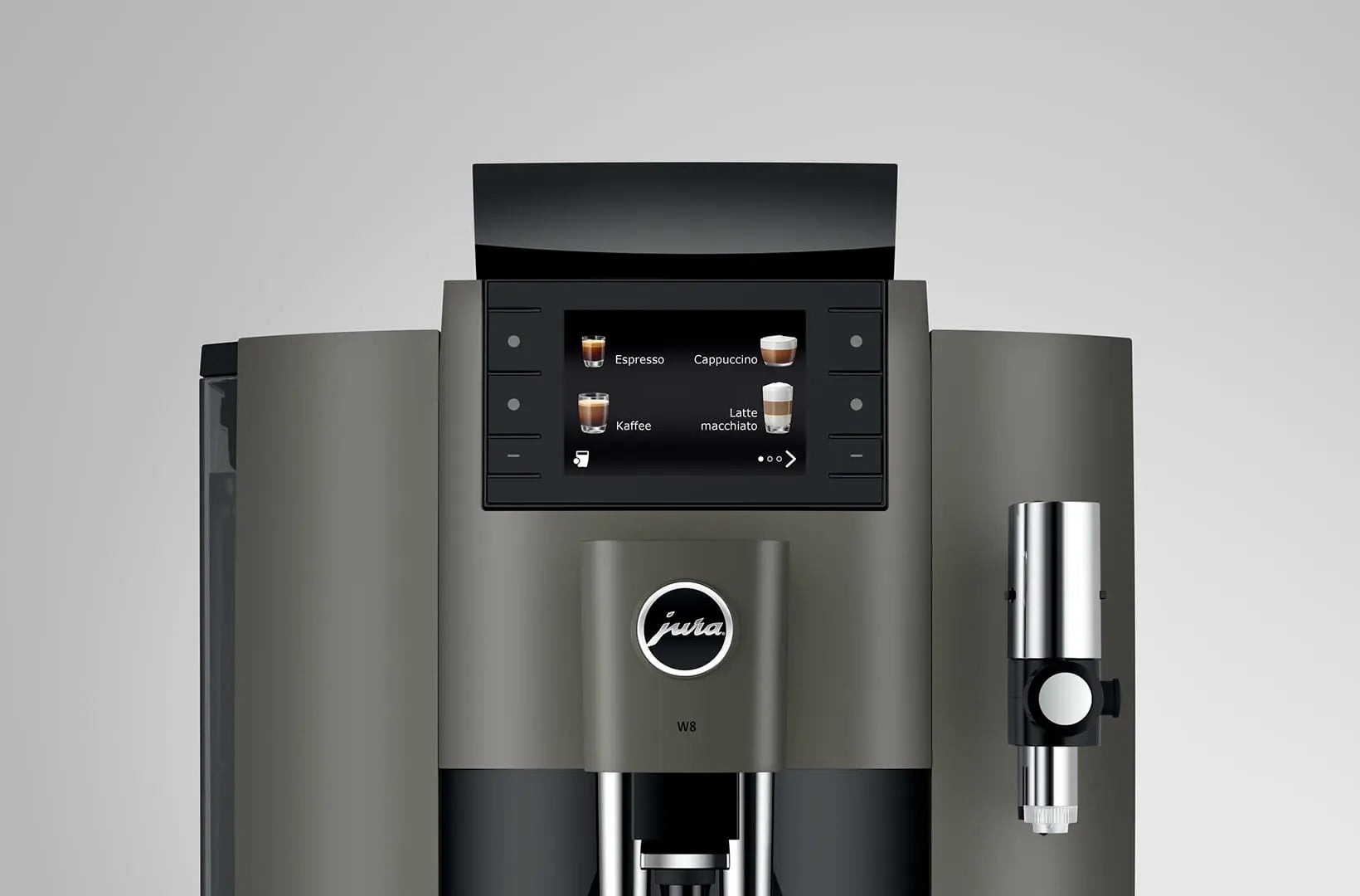 Jura W8 Automatic Espresso Machine - Dark Inox