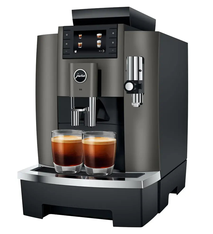 Jura W8 Automatic Espresso Machine - Dark Inox