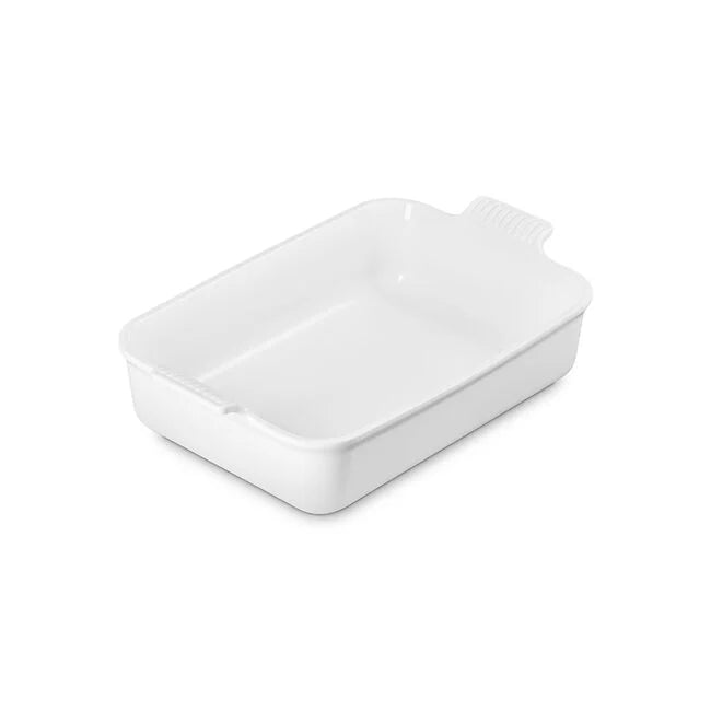 Le Creuset Deep Rectangular Lasagna Dish - White