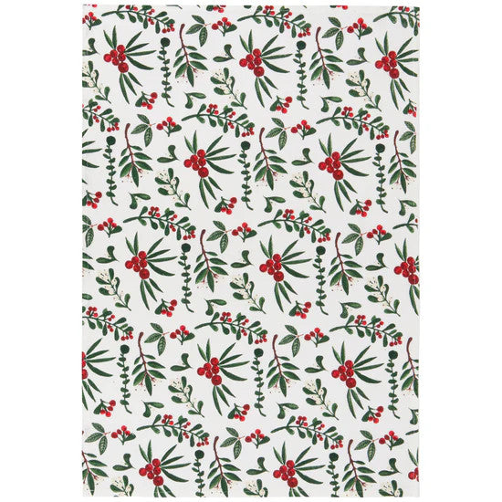 Now Designs Winterberry Bakers Flour Sack Dish Towels - Set of 3